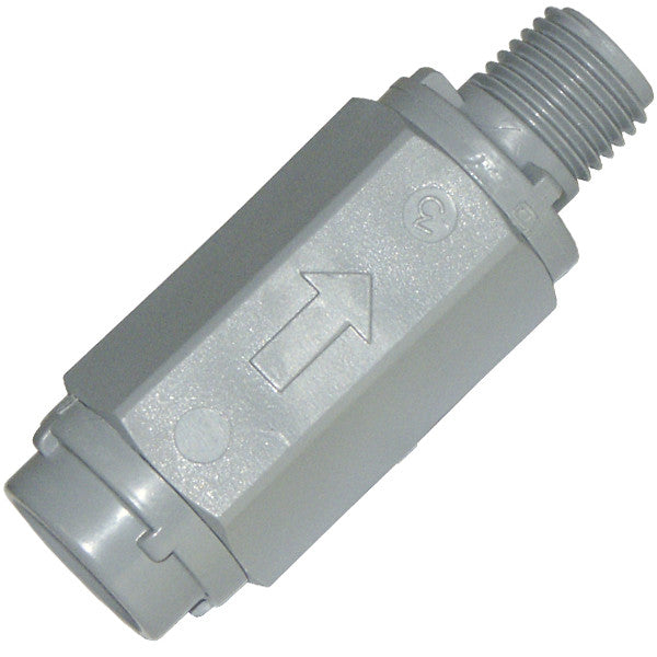 Check Valve, 1/4in MPT x 1/4in FPT, 125PSI, PVC, Specialty 426F4M Car Wash Superstore