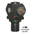 Air Regulator with Gauge, 1/4in FPT, 250PSI, 1000 Series, ARO R37121-600 Car Wash Superstore