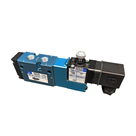 MAC Solenoid Pneumatic Valve 4-Way, 20-150PSI, 6.8 Watts, D120VAC, 811CPM-114JA152 Car Wash Superstore