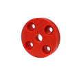 Bearing, 4-Bolt Flange, 3/4in Hole Dia. UHMW Bushing, Red, 530002 Car Wash Superstore