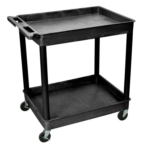 Big Towel Utility Cart , 24" x 32" x 37 1/2", Black