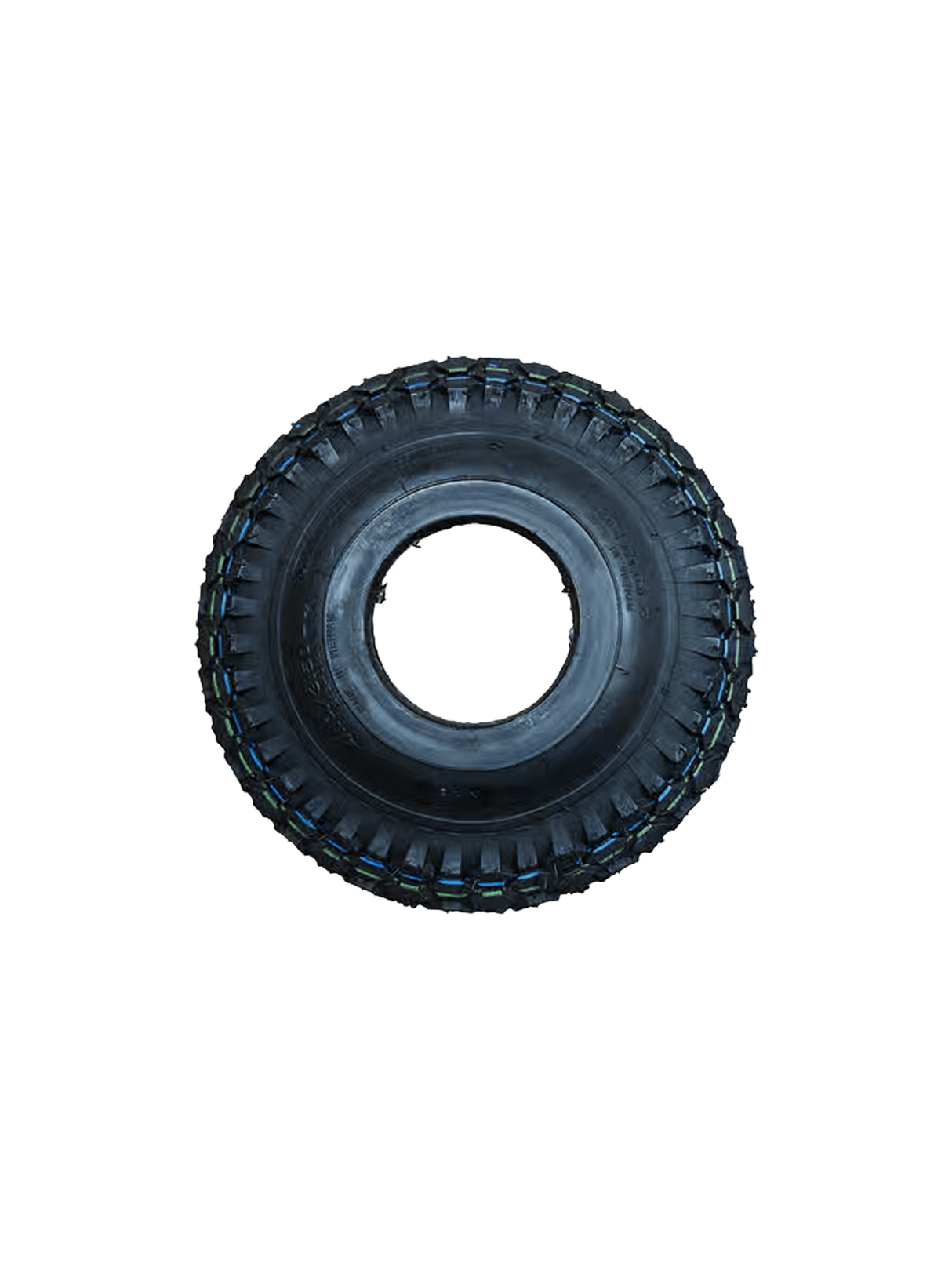 PDQ 4-Ply 4.10/3.50-4 Rubber Tire for Bridge and Trolley