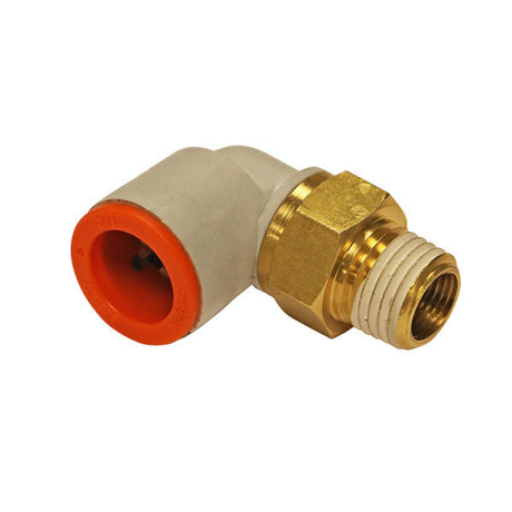 Machined, Elbow, 1/2in Tube x 1/4in MPT Car Wash Superstore