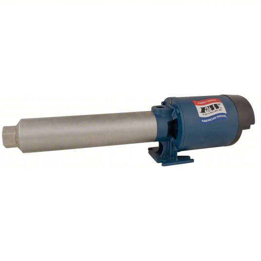 208 to 240/480V AC Open Dripproof Multi-Stage Booster Pump, 14-Stage, 1 in NPT Inlet Size Car Wash Superstore