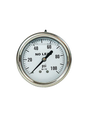 PurClean 0-100 PSI Pressure Gauge, No-Lead, Back Mount PurClean