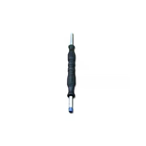 Hamel Manufacturing Stainless Steel 18'' 1/4'' MPT x 1/8'' FPT Wand with Black Rubber Flex Grip Hamel Manufacturing