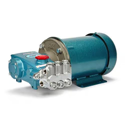 CAT Pumps Triplex Plunger 340 Pump Motorized Unit - 1800 PSI, 4 GPM, 1725 RPM Car Wash Superstore