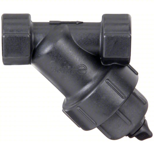 BANJO Y Strainer: Polypropylene, 1 in, NPT, Mesh, 40 mesh, 213 psi, 7 1/2 in Ht Car Wash Superstore