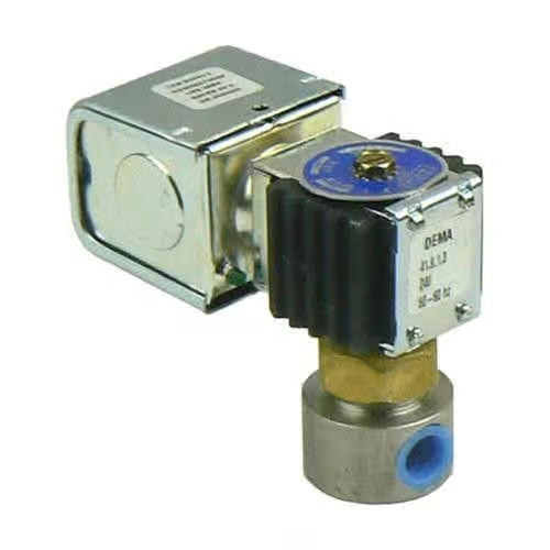DEMA Stainless Steel 1/4'' FPT 24 VAC Normally Closed Solenoid Valve DEMA