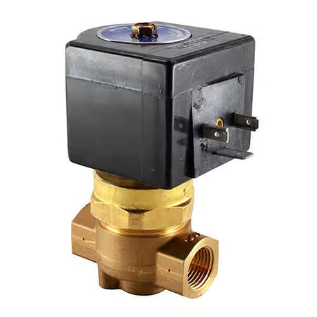 Dema Solenoid Valve Normally Closed 24 Volt DC 3/8"Orifice 11/32 - Din Coil DEMA
