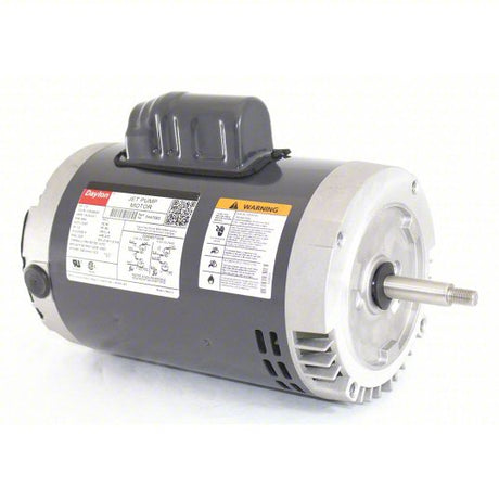 DAYTON Jet Pump Motor: Open Dripproof, Face Mounting, 1 1/2 HP, 3,450 Nameplate RPM, 56J Frame, 1 Car Wash Superstore