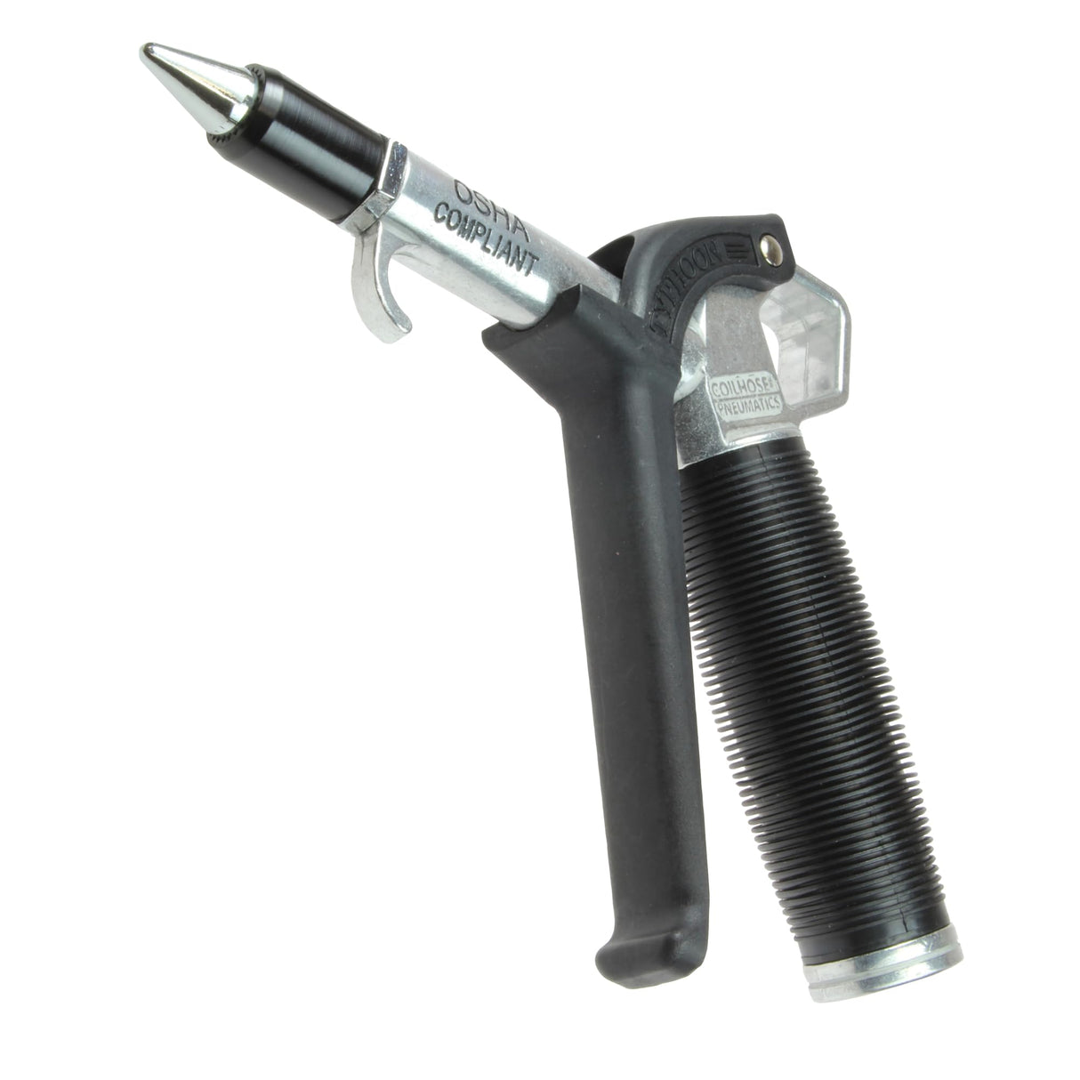 Blow Gun Comes Standard with High Flow Tip, 34 CFM at 125 PSI, 2.1 lbs. of Thrust