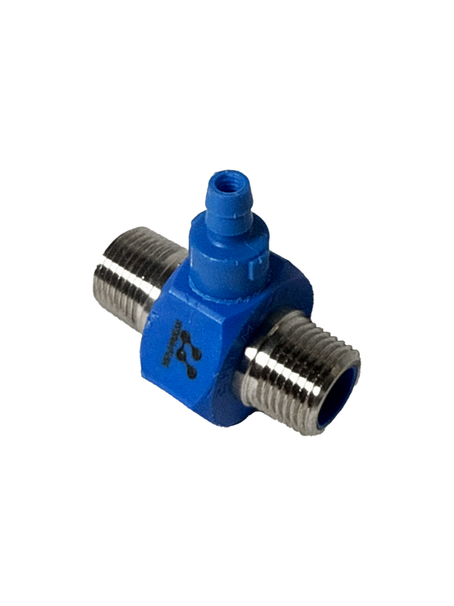 PDQ Stainless Steel and Kynar Chemical Injector - Blue, .086" Orifice, 2.25 GPM PDQ