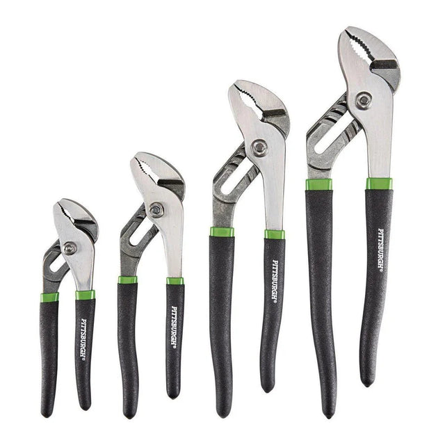 Tongue and Groove Joint Pliers Set, 4 Piece Car Wash Superstore