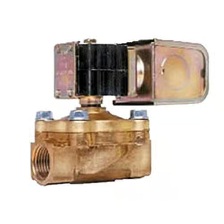 DEMA Brass 1/2'' FPT 120 VAC Normally Closed Solenoid Valve with DIN Coil DEMA