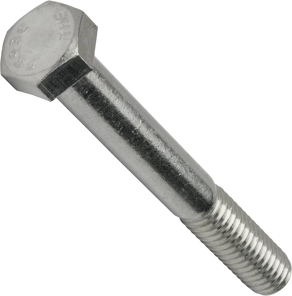 Hex Bolt, 5/8-11 x 3-1/2in, Zinc, 62C350HCS5Z