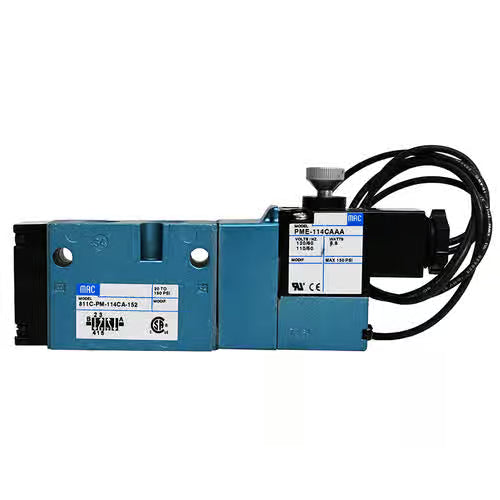 Mac Valve 1/4' 120V Din Car Wash Superstore