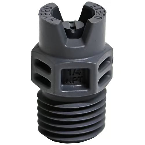 Hypro PVDF Even Flat Flow 1/4' 8-40* Gray- *Old design color Moss Green• Sold in bags of 10 Car Wash Superstore