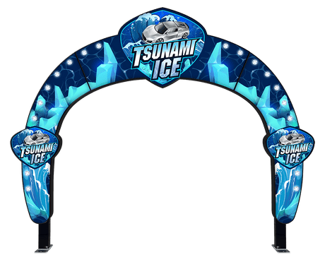 ABC Wash Systems Eclipse Arch Pro – Application Arch - Fully Illuminated Car Wash Superstore