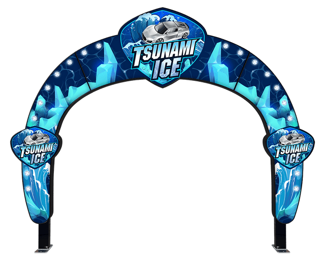 ABC Wash Systems Eclipse Arch Pro – Application Arch - Fully Illuminated Car Wash Superstore