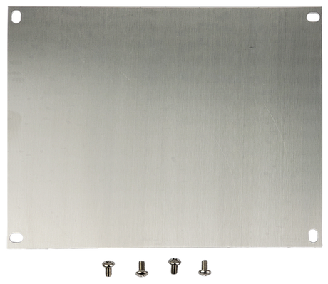Aluminum back panel for Impact 10"x8" enclosure Includes Four Mounting Screws Car Wash Superstore