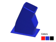 AVW Plastic Nozzle for Blower Housing, with flanges-Angled-RED-Crosslink Material Car Wash Superstore