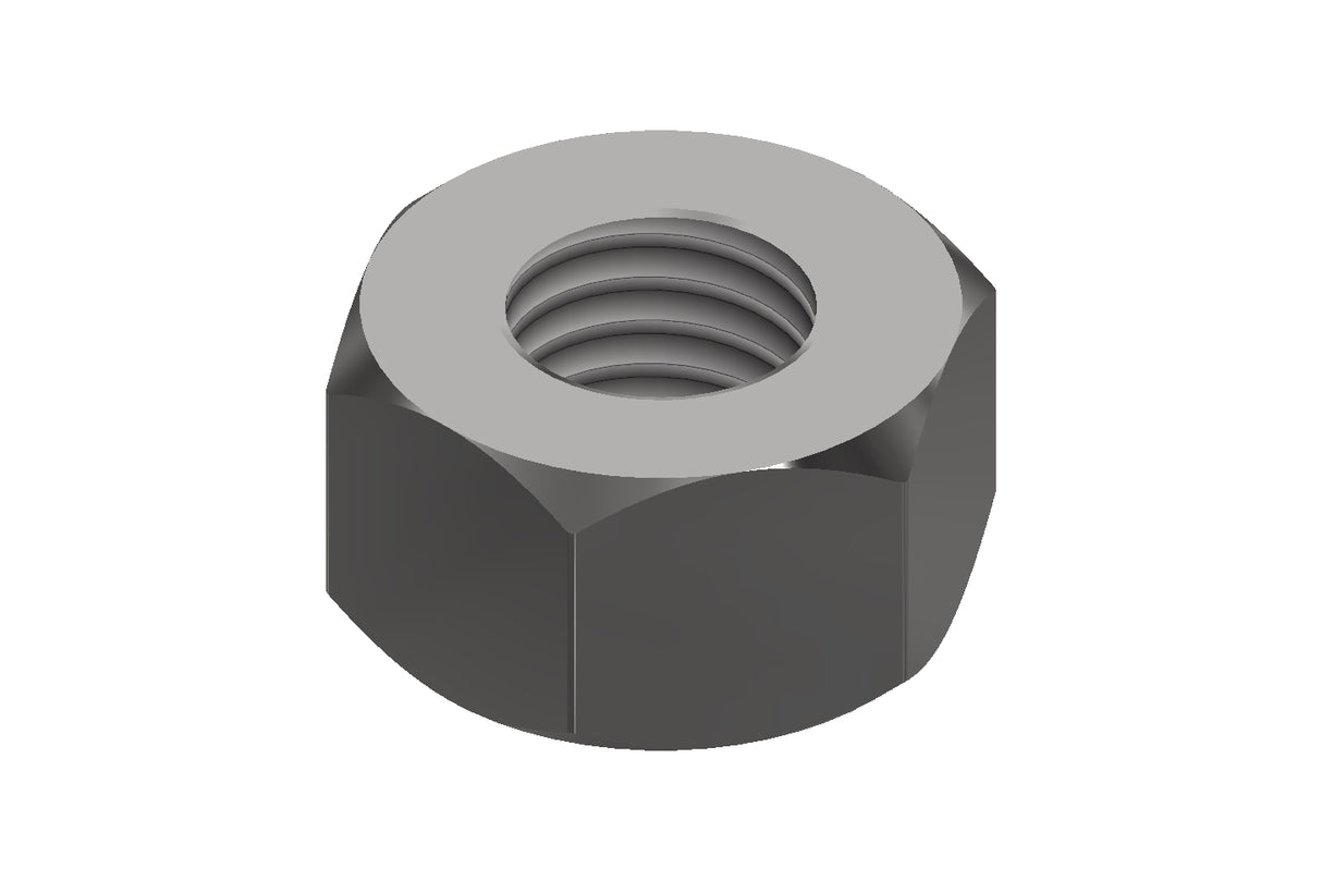 AVW Hex Nut:  1/2"-13, Zinc