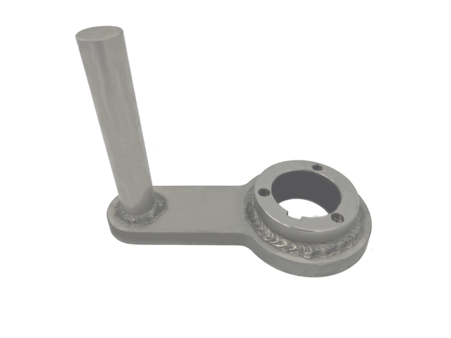 AVW Cam Arm, 5" Mitter Curtain (w/welded weld-on hub) Car Wash Superstore
