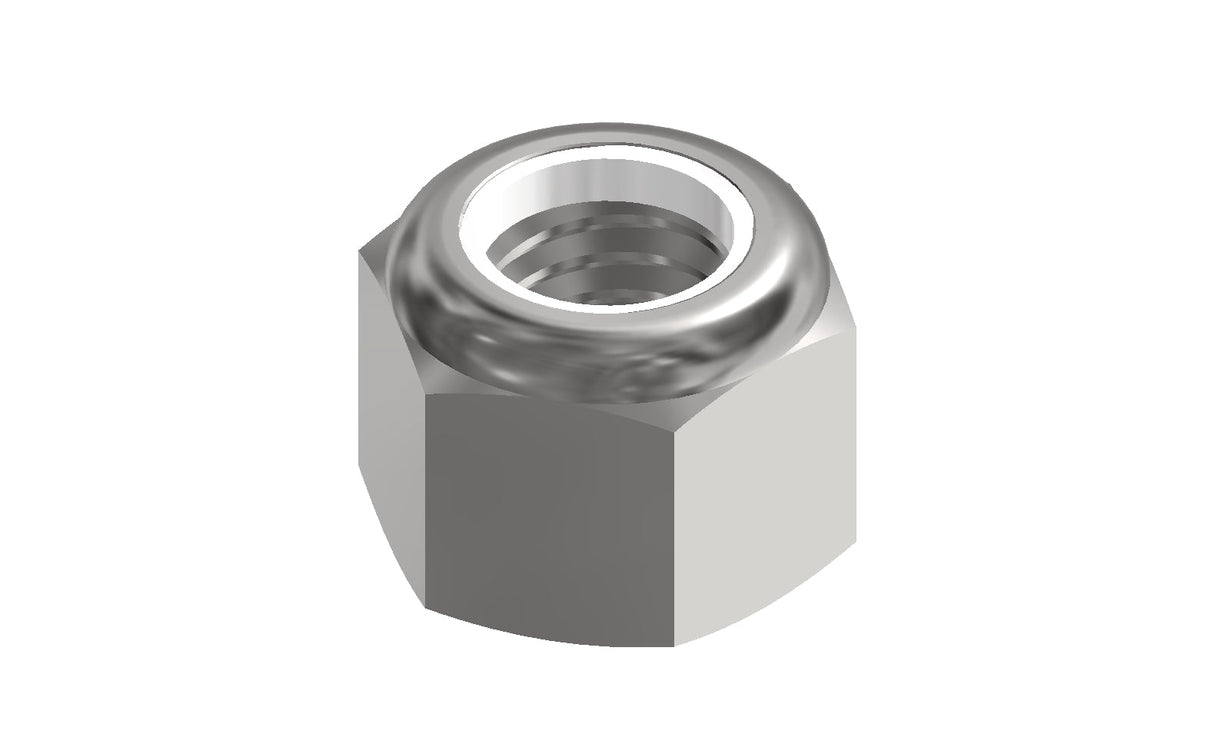 AVW Nylon Lock Nut:  3/8"-16 SS Car Wash Superstore