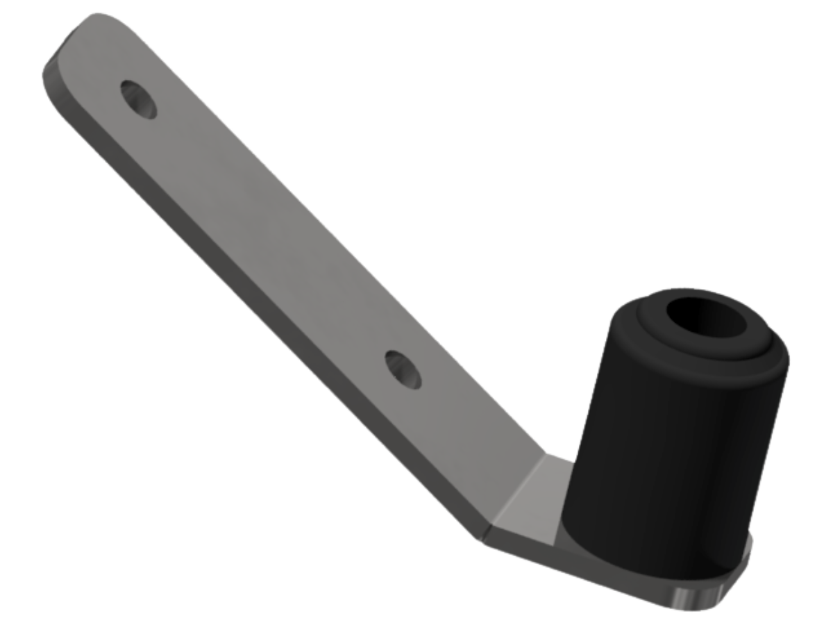 AVW Bumper Assembly (Rocker Panel): Includes Bolt on Bracket with  Rubber Bumper and Fasteners Car Wash Superstore