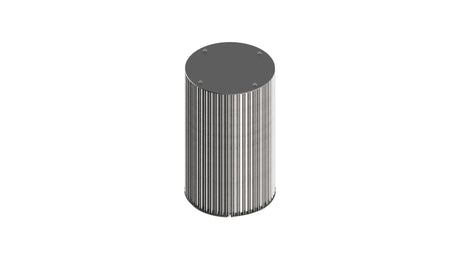 AVW Core 1021, Rocker, Core Only (RB1AMC-21-10), 10" Core Dia. x 21"H, Aluminum, per core Car Wash Superstore