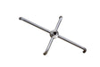 AVW Turbo Rotor Arm, 4 Nozzle, 14" x 8" , 3/8" female inlet, H-Style Arms, Stainless Steel Hub, Nickel Plated Brass Hub and Arms, 1/8" FNPT outlets Car Wash Superstore