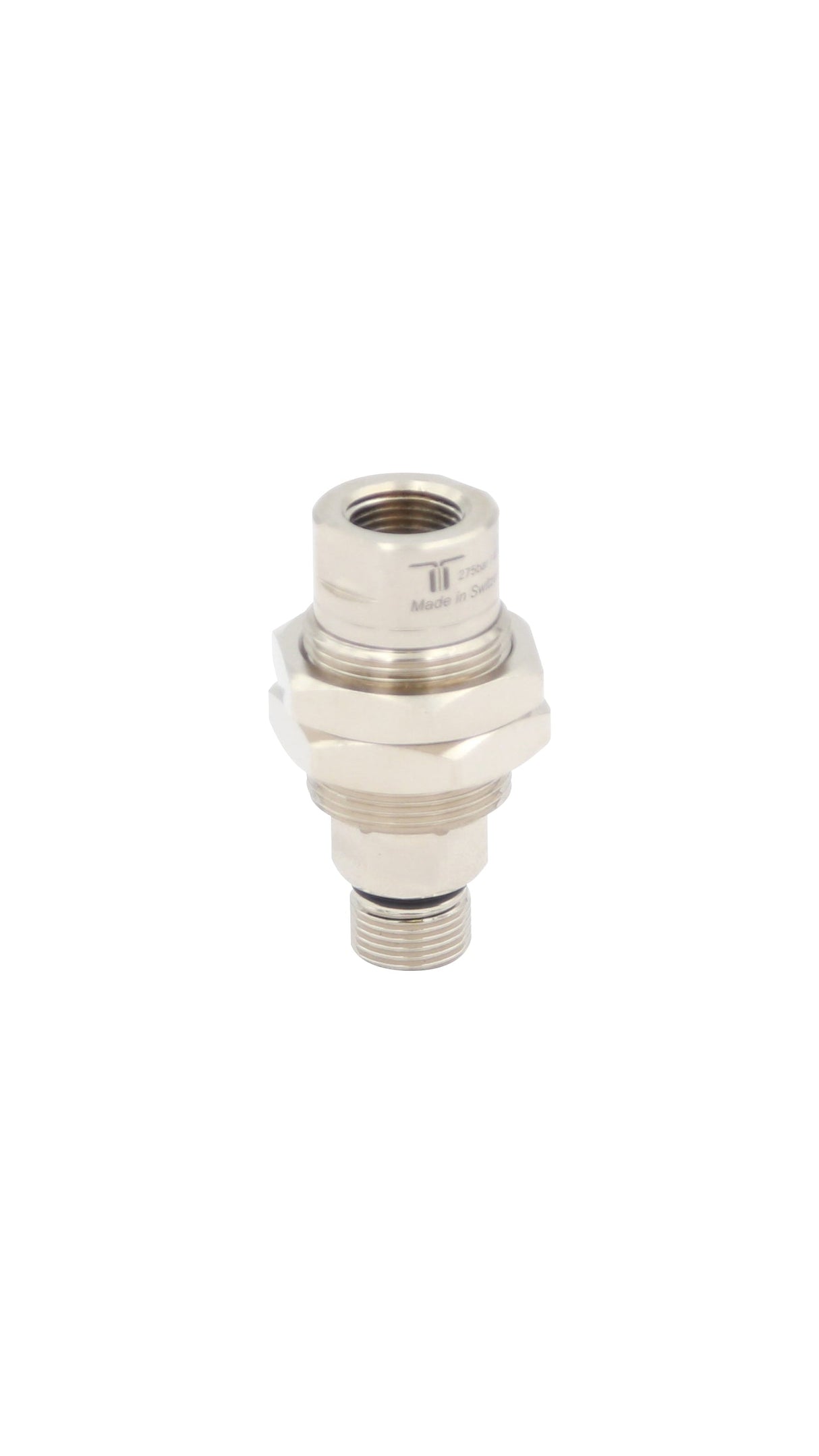 AVW Swivel - DGG Heavy Duty w/ Bulkhead Fitting, SS, (DGG-06 3/8" FNPT G3/8"M60° M28X1.5, Ceramic Seal Car Wash Superstore