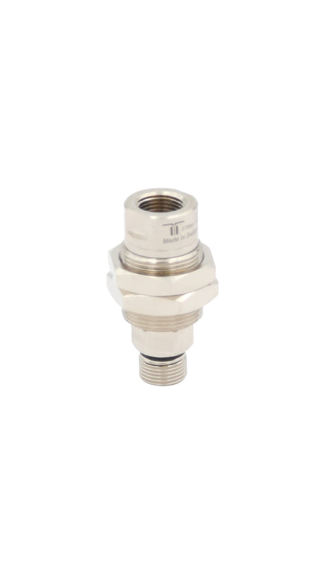 AVW Swivel - DGG Heavy Duty w/ Bulkhead Fitting, SS, (DGG-06 3/8" FNPT G3/8"M60° M28X1.5, Ceramic Seal Car Wash Superstore