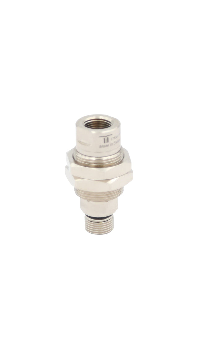 AVW Swivel - DGG Heavy Duty w/ Bulkhead Fitting, SS, (DGG-06 3/8" FNPT G3/8"M60° M28X1.5, Ceramic Seal Car Wash Superstore