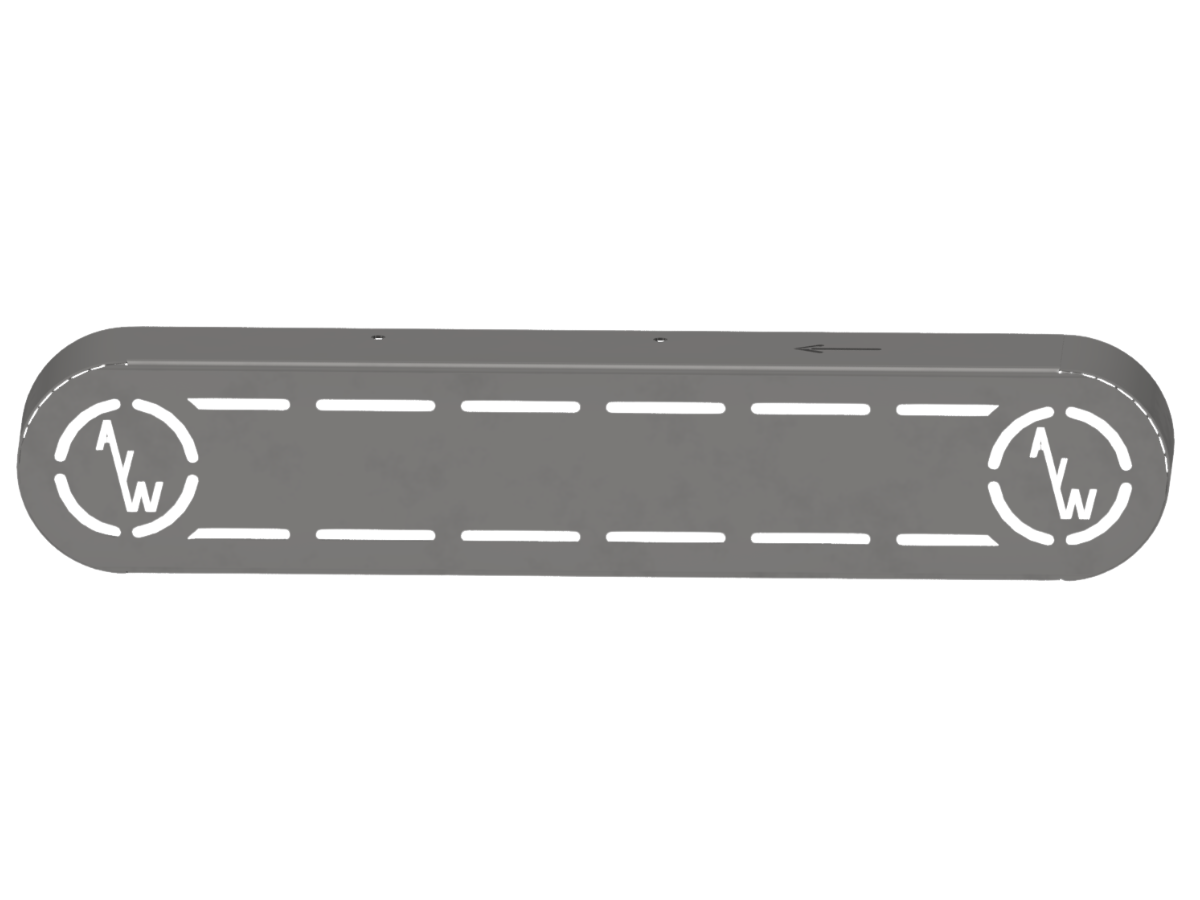 AVW Chain Guard, Tire Dressing Applicator, Driver Side, with AVW Logo (requires brackets, not included) Car Wash Superstore
