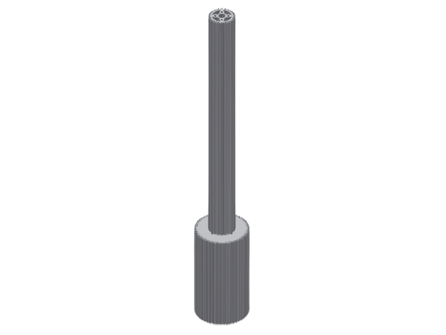 AVW Core Hugger Only 5"/10" Core Dia. x 72"H (52/20) For Wrap And Van High Side Washer, Aluminum Car Wash Superstore