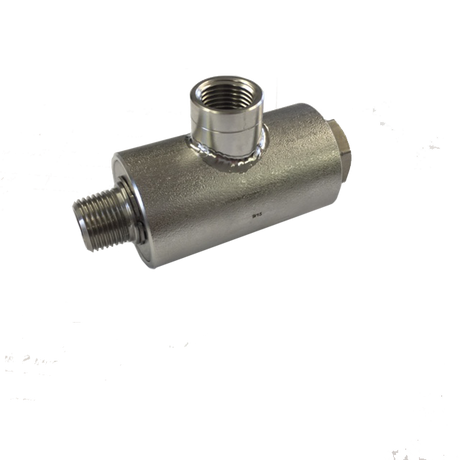 AVW Swivel-90° Hi Flo, SS, 1/2" FNPT X 1/2" MNPT Car Wash Superstore