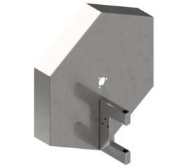 AVW Hexagonal Housing utilizing rear mounting bracket, Spinning Wheel Blaster, SS Car Wash Superstore