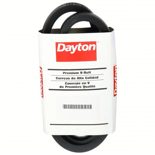 Dayton V-Belt: B40, 43 in Outside Lg, 21/32 in Top Wd, 0.406 in Thick, Polyester Car Wash Superstore