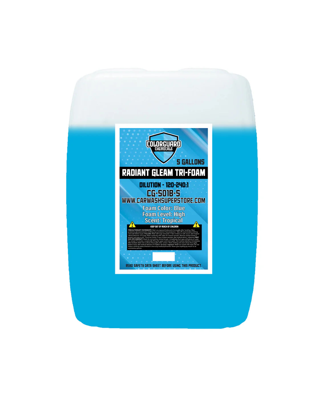 ColorGuard Blue Radiant Gleam Tri-Foam (5 Gallons) ColorGuard