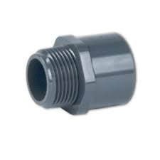 CWS PVC Gray 2'' MPT Adapter CWS