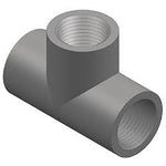 CWS PVC Gray 1/2'' FPT Sch 80 Tee CWS