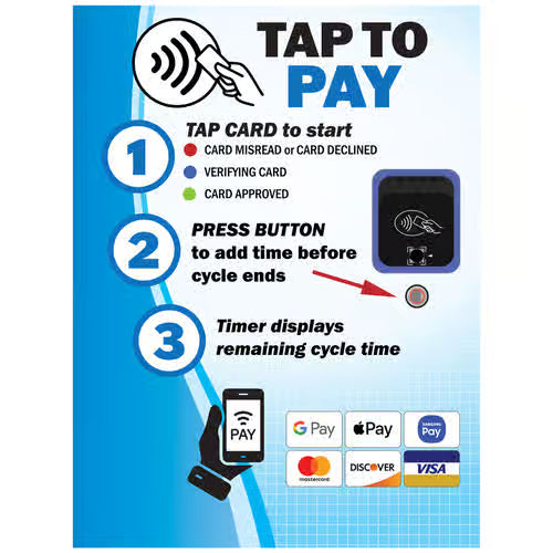 CryptoTap Plus Count-Down Sign - 10" x 12" Car Wash Superstore