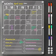 Large Acrylic Magnetic Calendar for Refrigerator, 2in1 Clear Fridge Calendar, Monthly Planning Board with to Do Lis Car Wash Superstore
