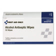 First Aid Alcohol Pads, 50/Box Car Wash Superstore