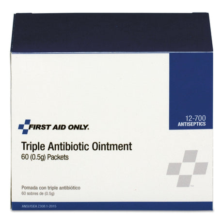 Triple Antibiotic Ointment, 0.5g Packet 60/Box Car Wash Superstore