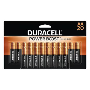 Duracell Alkaline Copper Top Power Boost 20 ct AA Batteries Car Wash Superstore