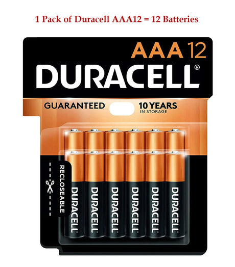 Duracell Alkaline Copper 12 ct AAA Batteries Car Wash Superstore