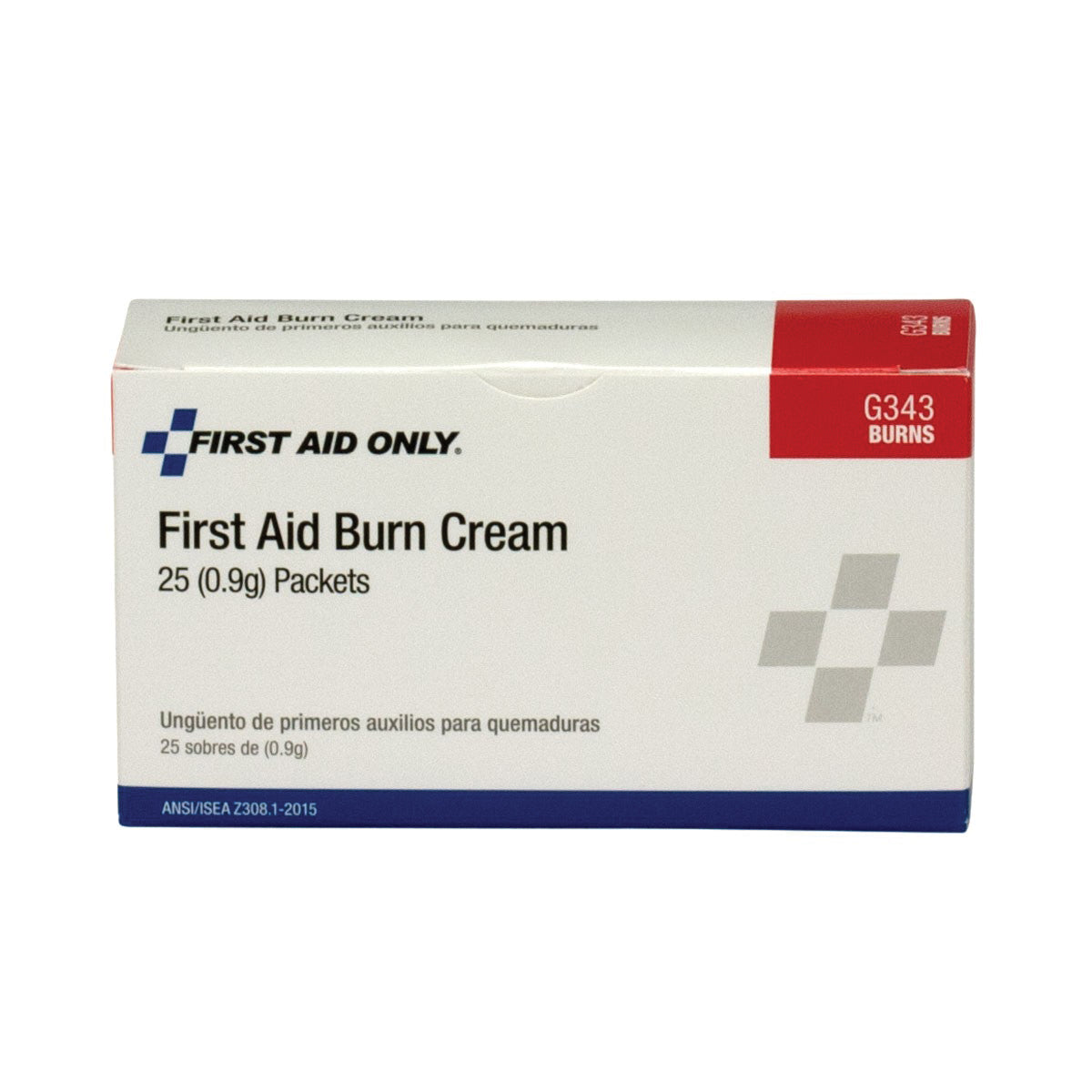 First Aid Only Burn Cream, ANSI Class A+, 25/Box Car Wash Superstore